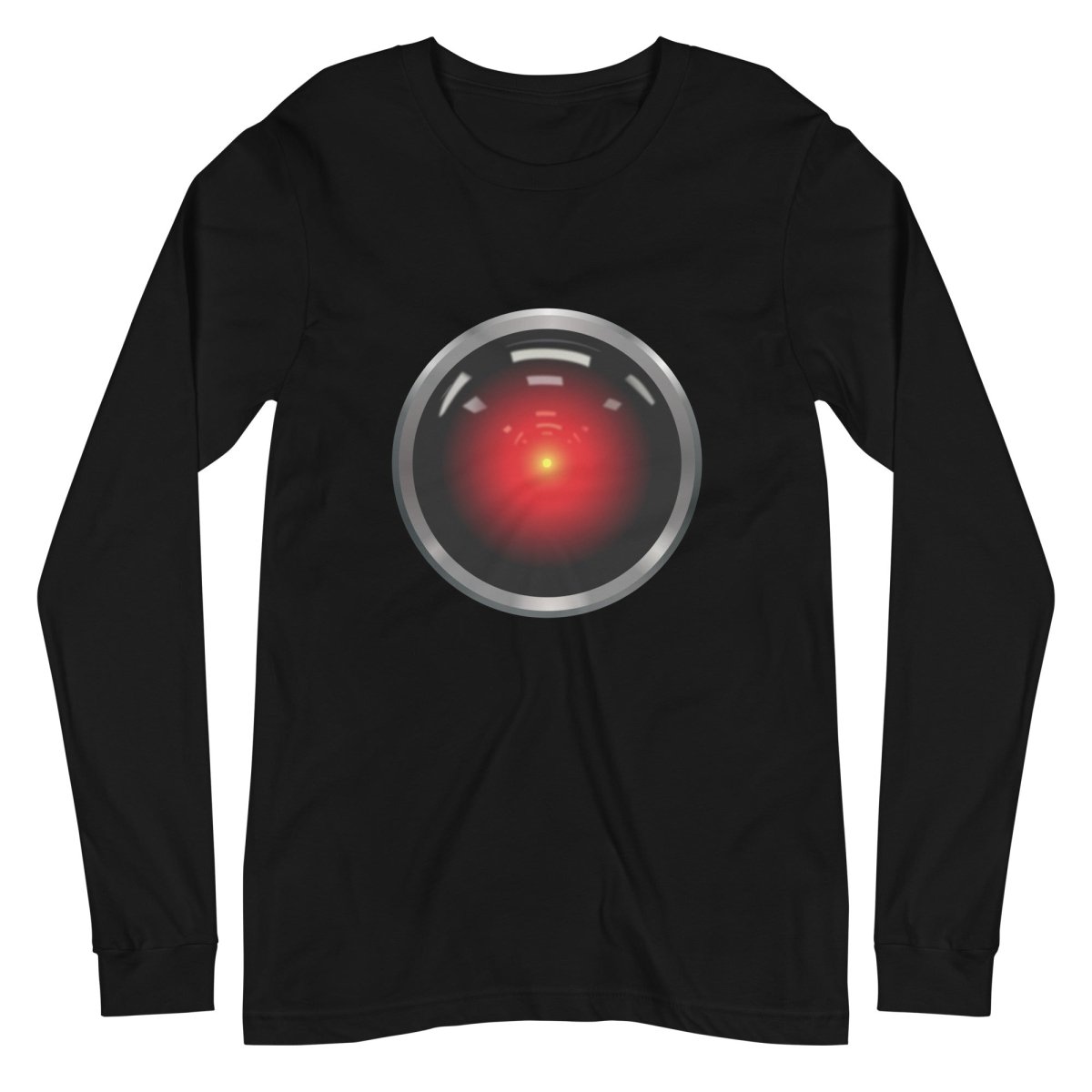 HAL 9000 Long Sleeve T - Shirt (unisex) - Black - AI Store