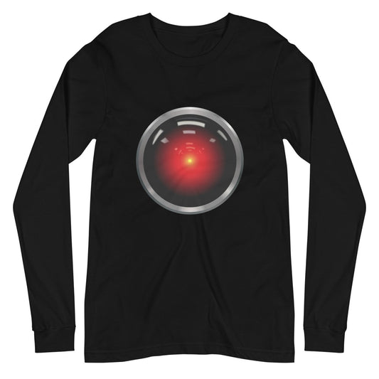 HAL 9000 Long Sleeve T-Shirt (unisex) - Black - AI Store