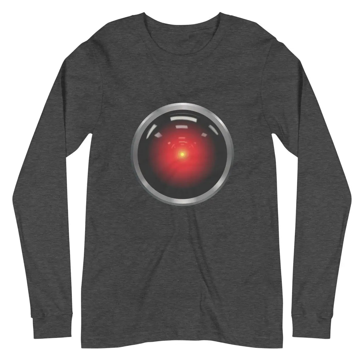 HAL 9000 Long Sleeve T-Shirt (unisex) - Dark Grey Heather / M