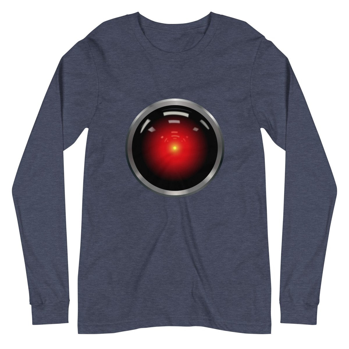 HAL 9000 Long Sleeve T - Shirt (unisex) - Heather Navy - AI Store