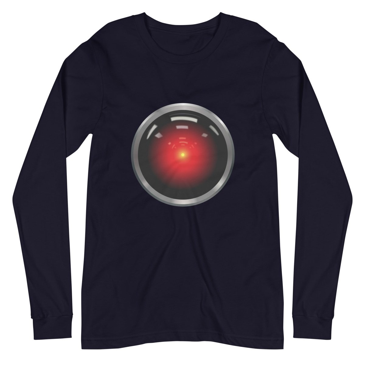 HAL 9000 Long Sleeve T - Shirt (unisex) - Navy - AI Store