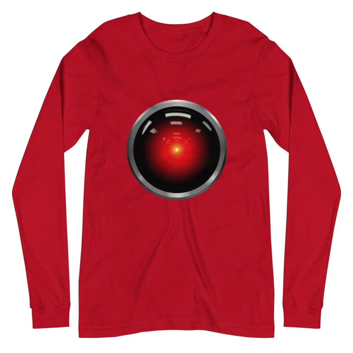 The Hal 9000 Long Sleeve T-shirt (unisex) Red / m.