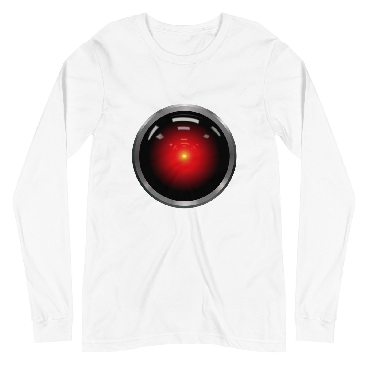 HAL 9000 Long Sleeve T - Shirt (unisex) - White - AI Store