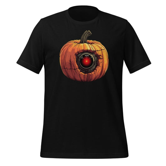 HAL 9000 Pumpkin T-Shirt (unisex) 🎃 - Black - AI Store