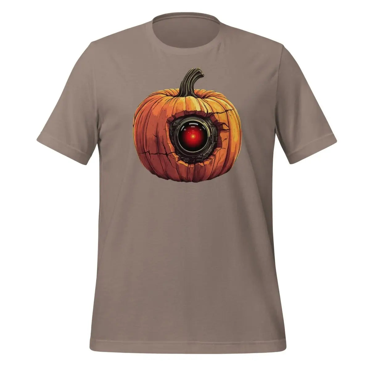 HAL 9000 Pumpkin T-Shirt (unisex) 🎃 - Pebble / M