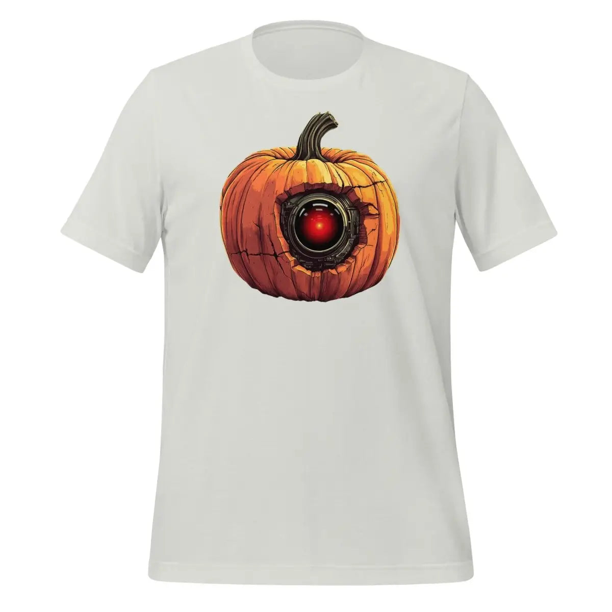 HAL 9000 Pumpkin T-Shirt (unisex) 🎃 - Silver / M