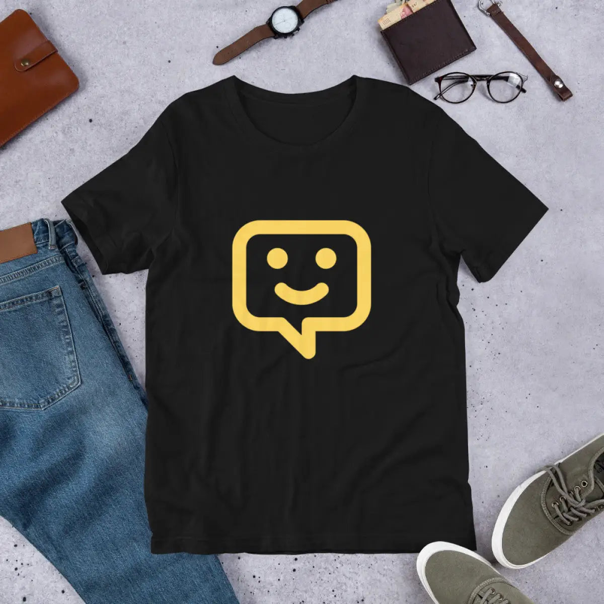 The Happy Chat Icon T-shirt (unisex).