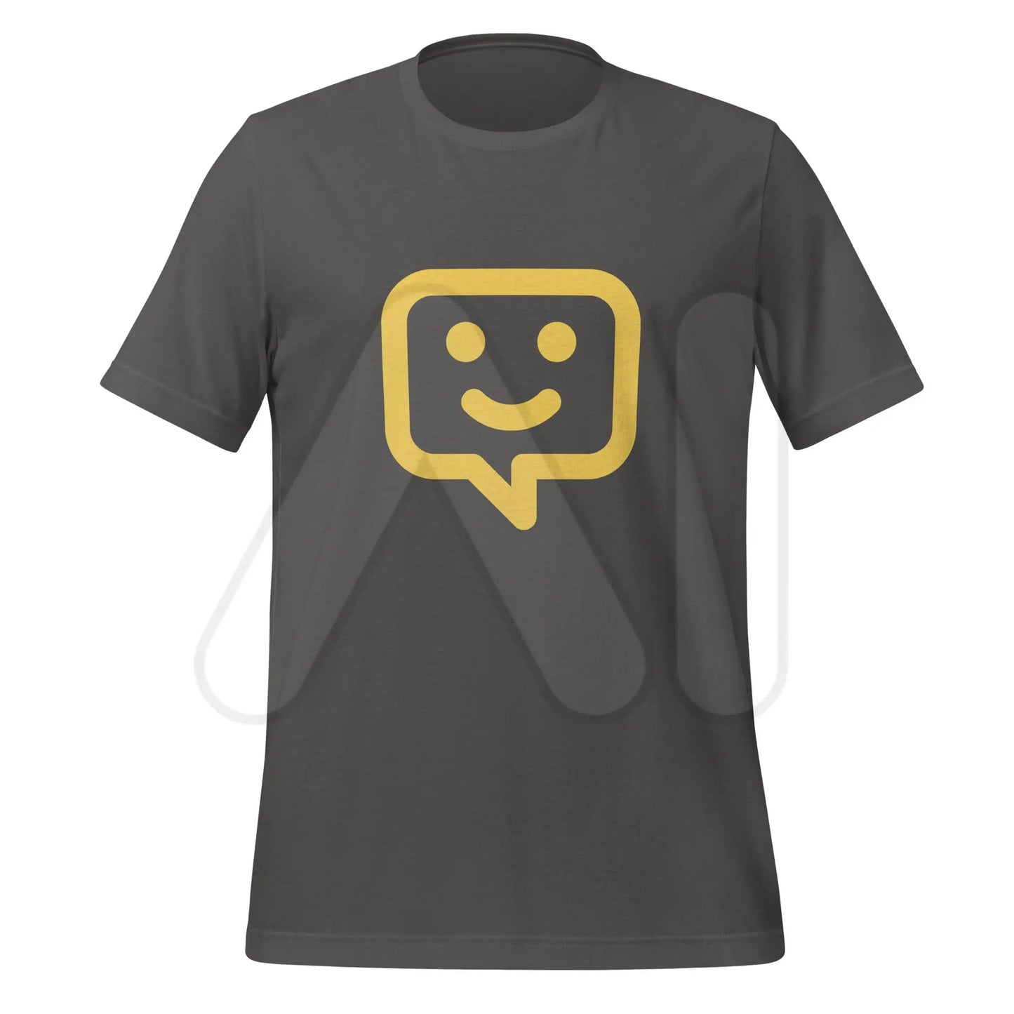 Happy Chat Icon T-Shirt (unisex) - Asphalt / M