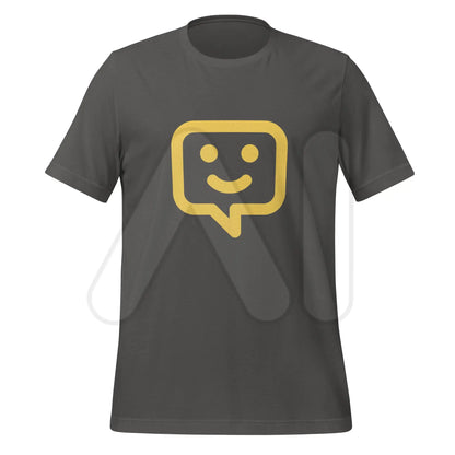 The Happy Chat Icon T-shirt (unisex) Asphalt / m.