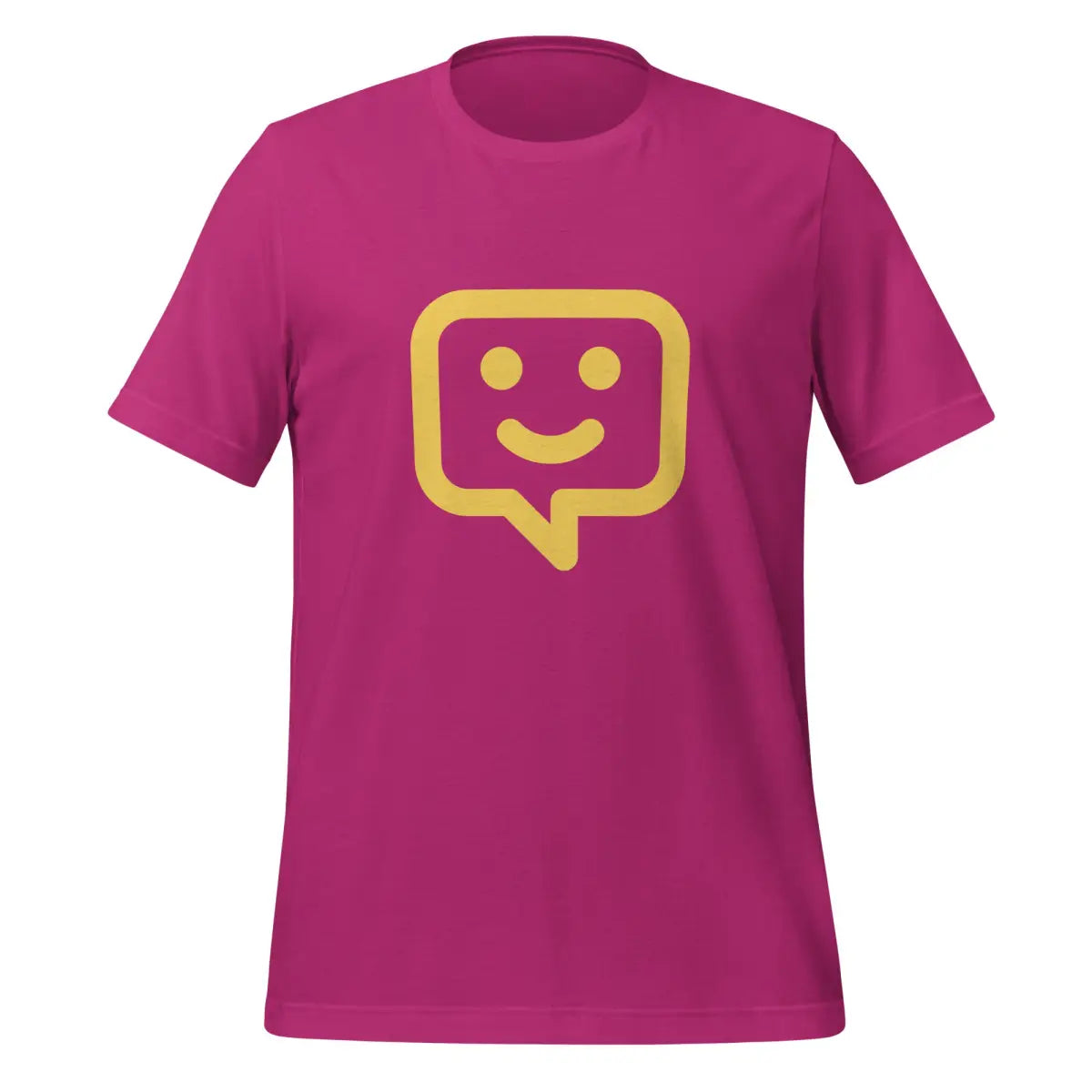 The Happy Chat Icon T-shirt (unisex) Berry / m.