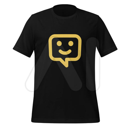 The Happy Chat Icon T-shirt (unisex) Black / m.