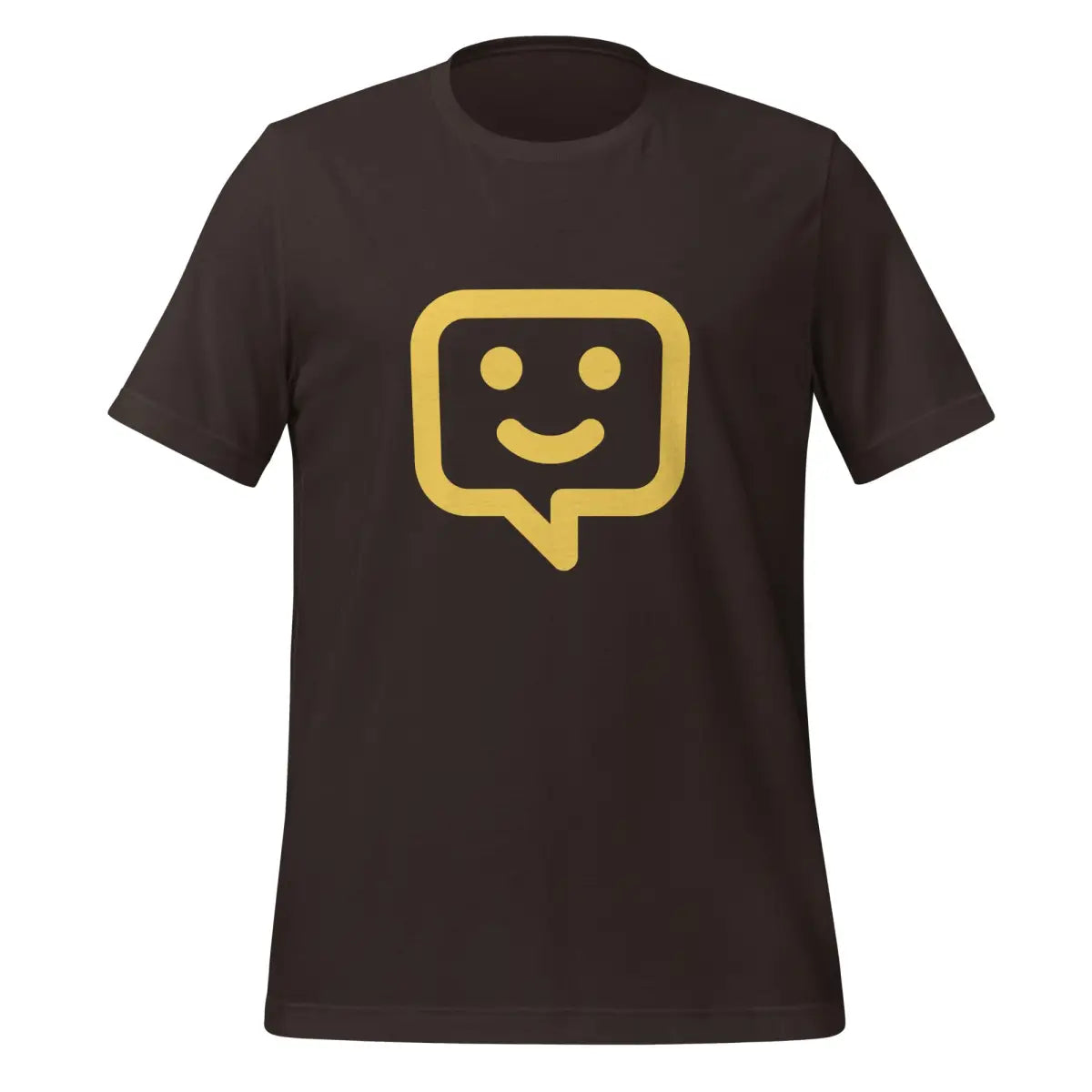 The Happy Chat Icon T-shirt (unisex) Brown / m.