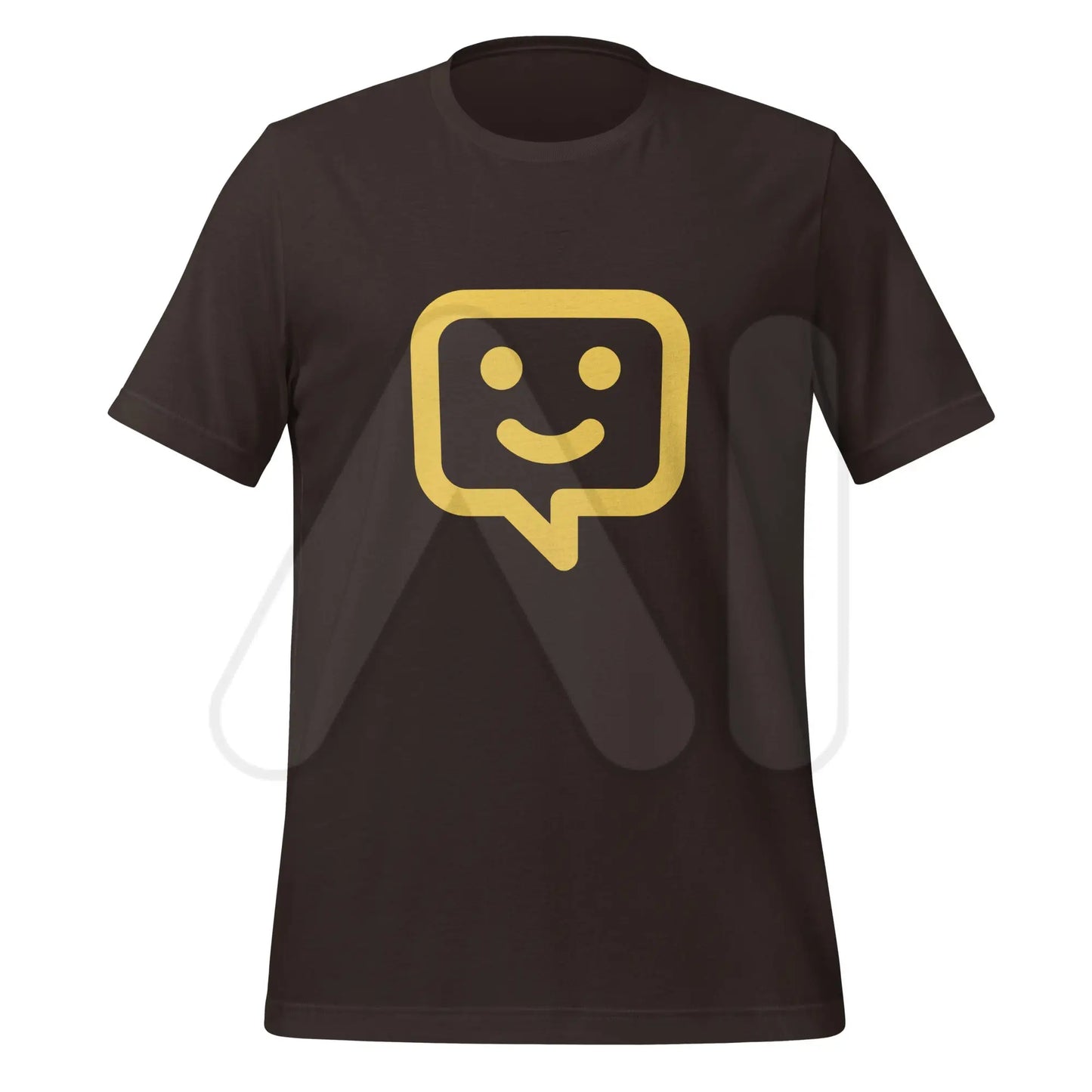 The Happy Chat Icon T-shirt (unisex) Brown / m.