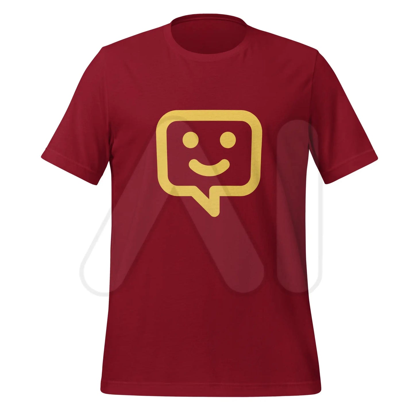 The Happy Chat Icon T-shirt (unisex) Cardinal / m.