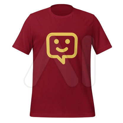 Happy Chat Icon T-Shirt (unisex) - Cardinal / M