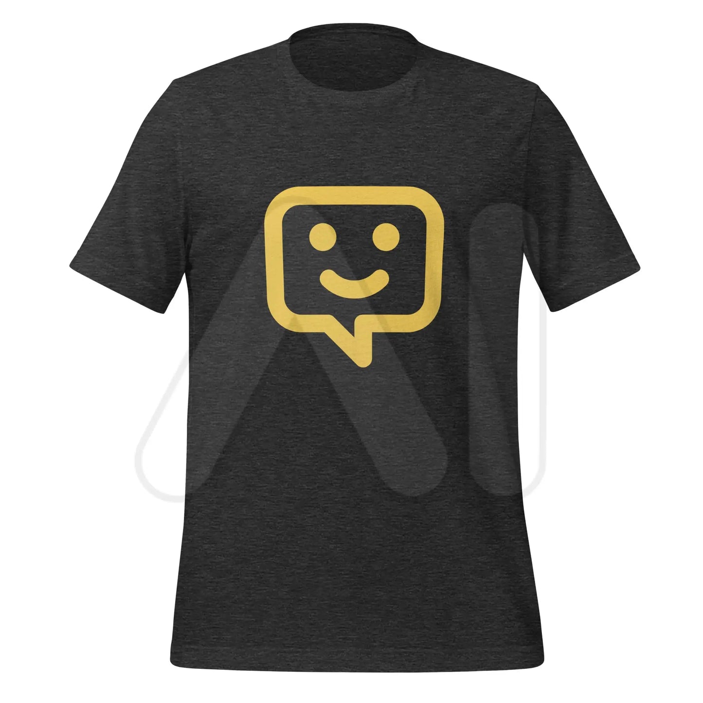 Happy Chat Icon T-Shirt (unisex) - Dark Grey Heather / M