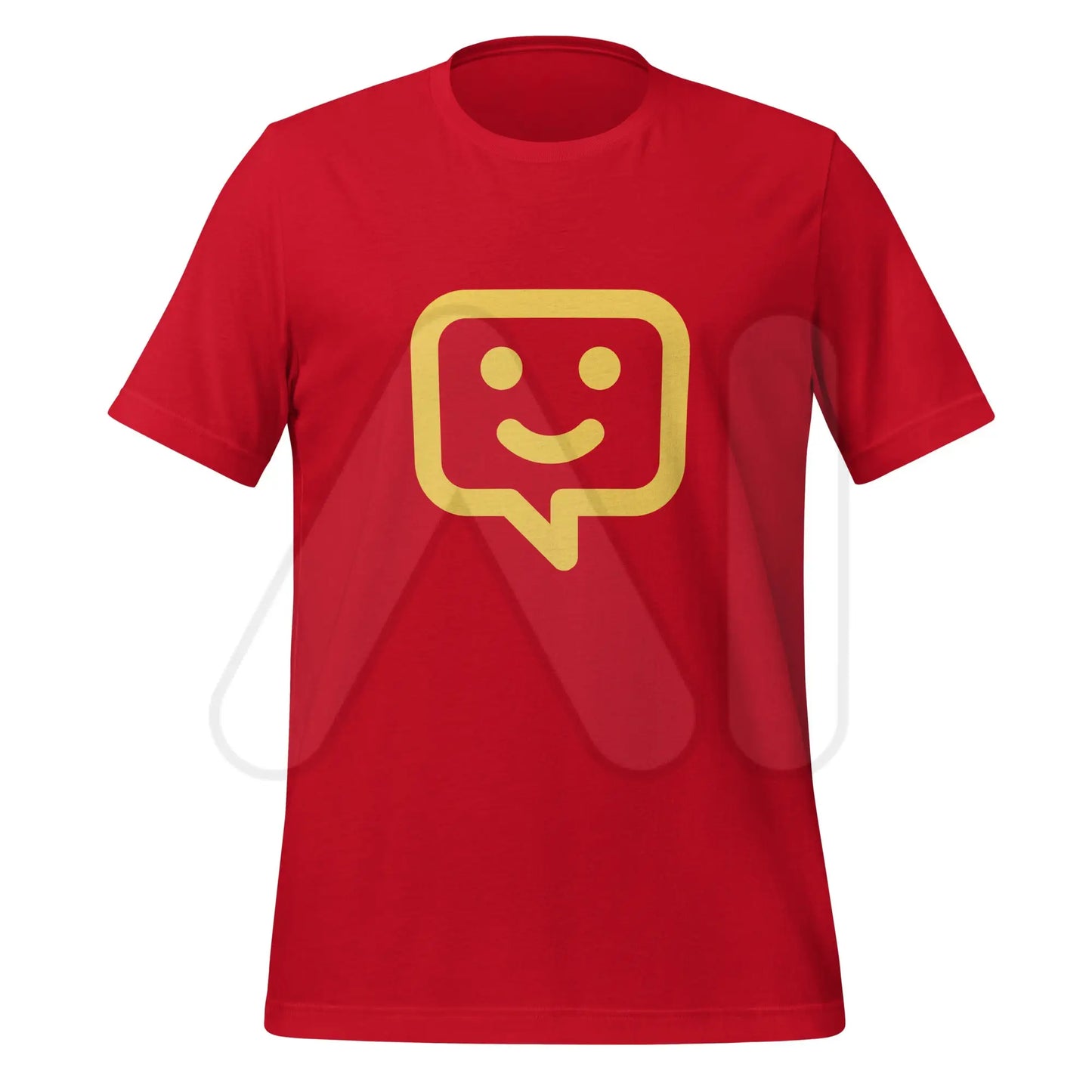 The Happy Chat Icon T-shirt (unisex) Red / m.