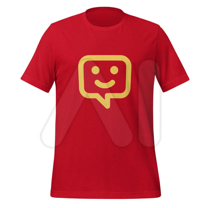 Happy Chat Icon T-Shirt (unisex) - Red / M