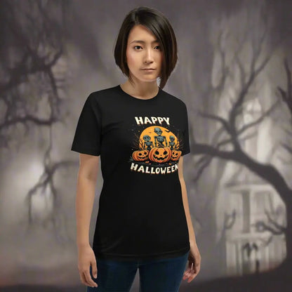 Happy Halloween Robots T-Shirt (unisex) 🎃