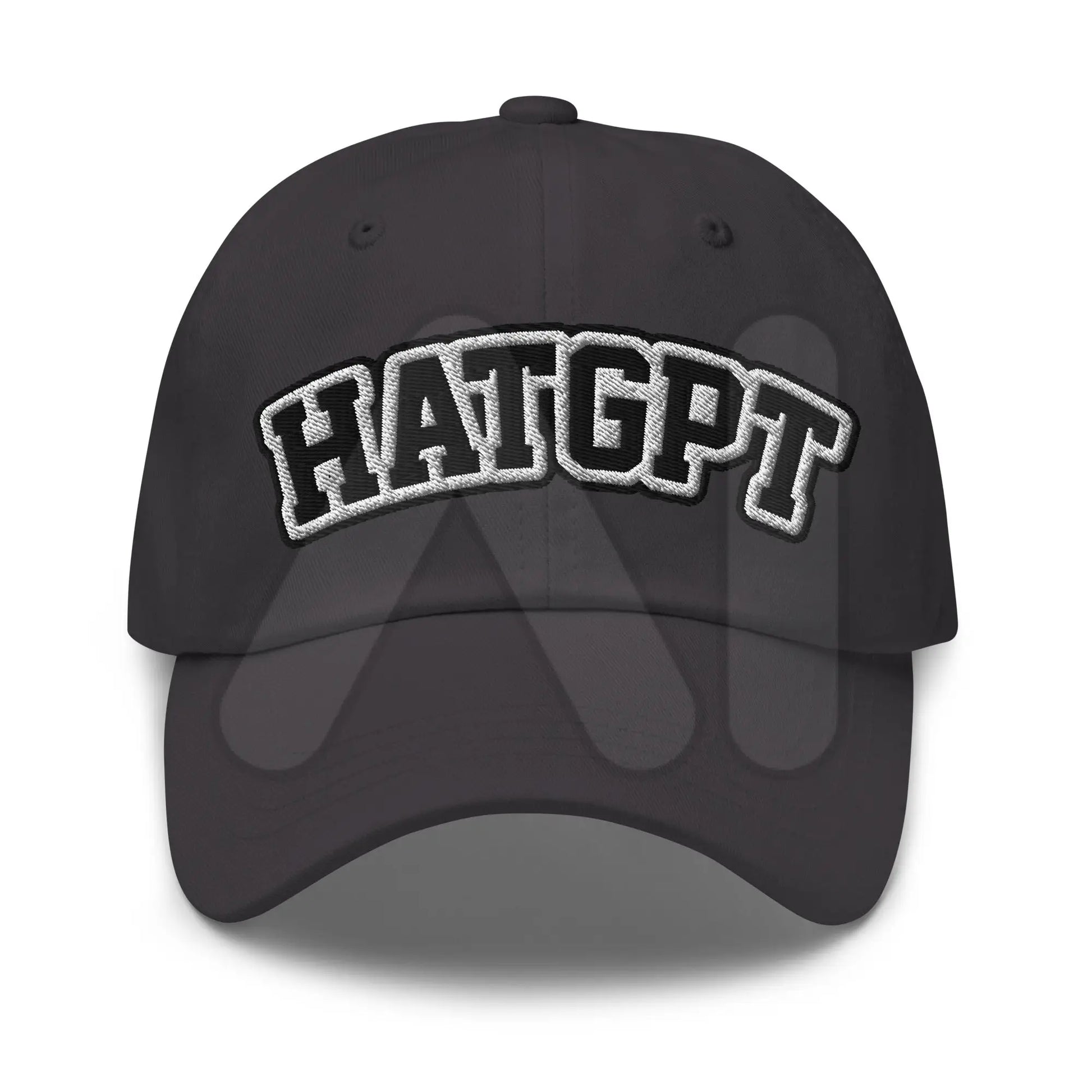 HatGPT Embroidered Cap 2 - Dark Grey