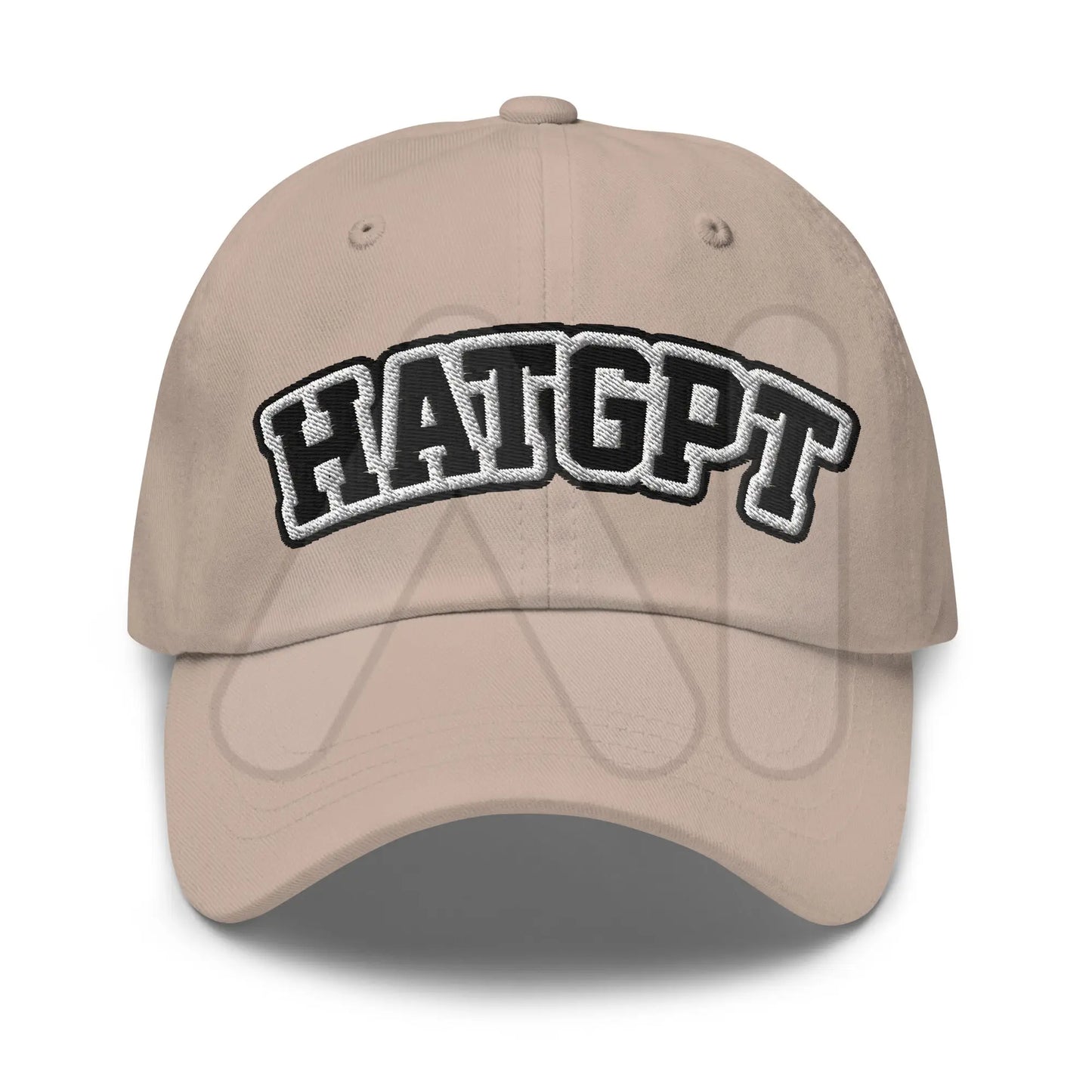 HatGPT Embroidered Cap 2 - Stone