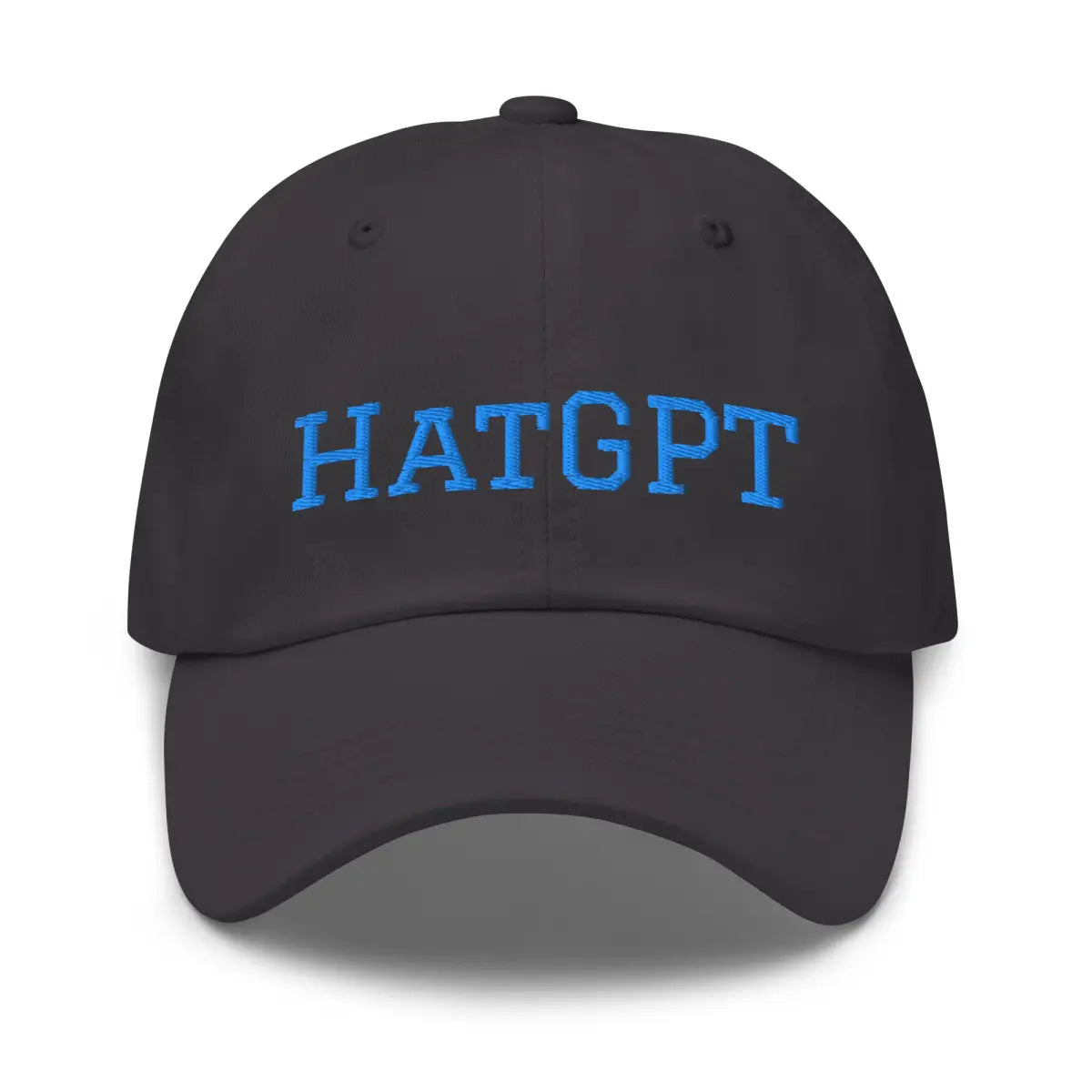 HatGPT in Blue Cap - Dark Grey