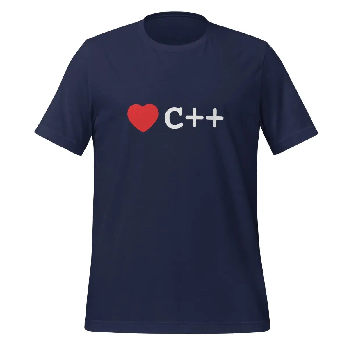 Heart C + + T-Shirt (unisex) - Navy / M