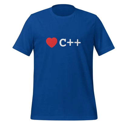 Heart C + + T-Shirt (unisex) - True Royal / M