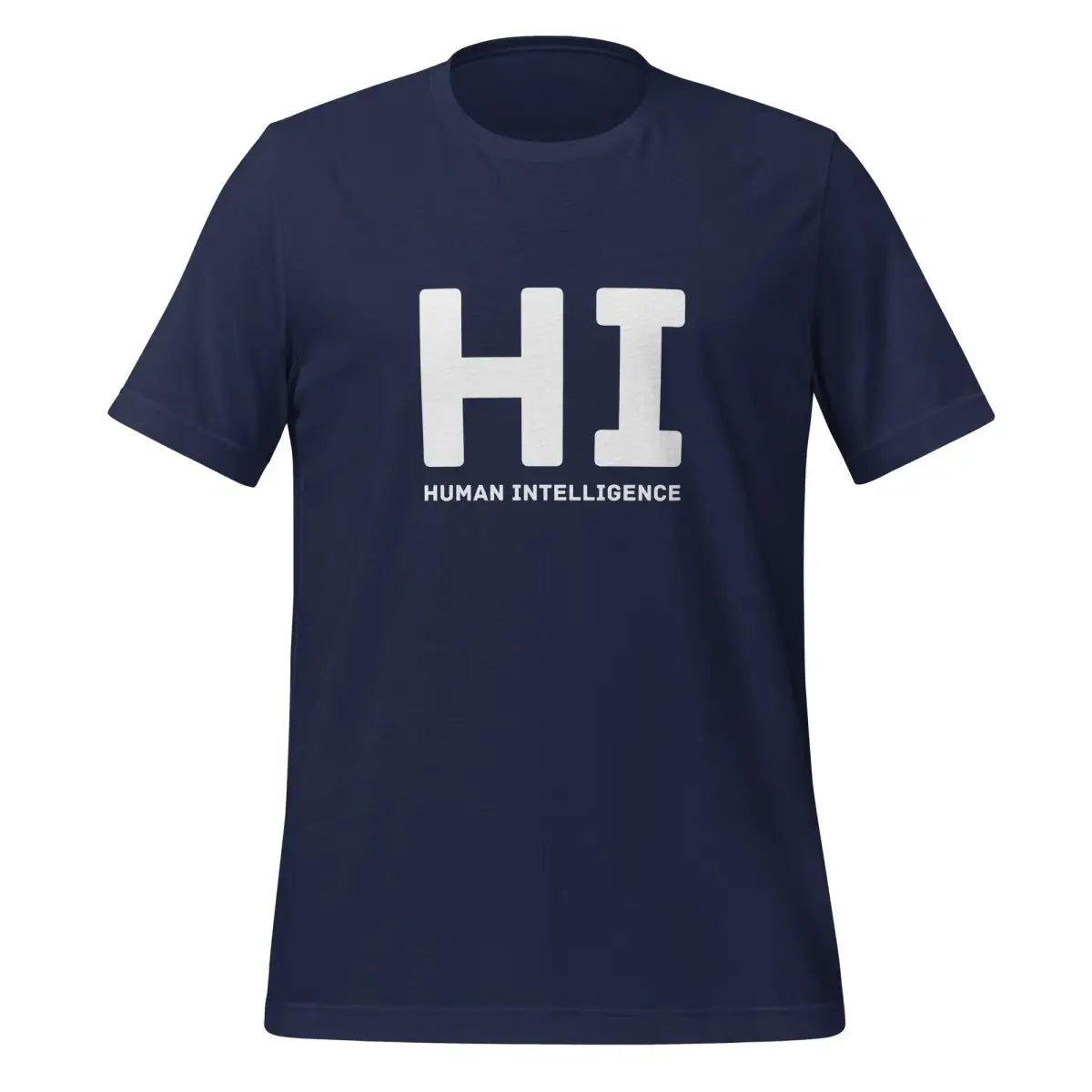 HI Human Intelligence T-Shirt (unisex) - Navy / M