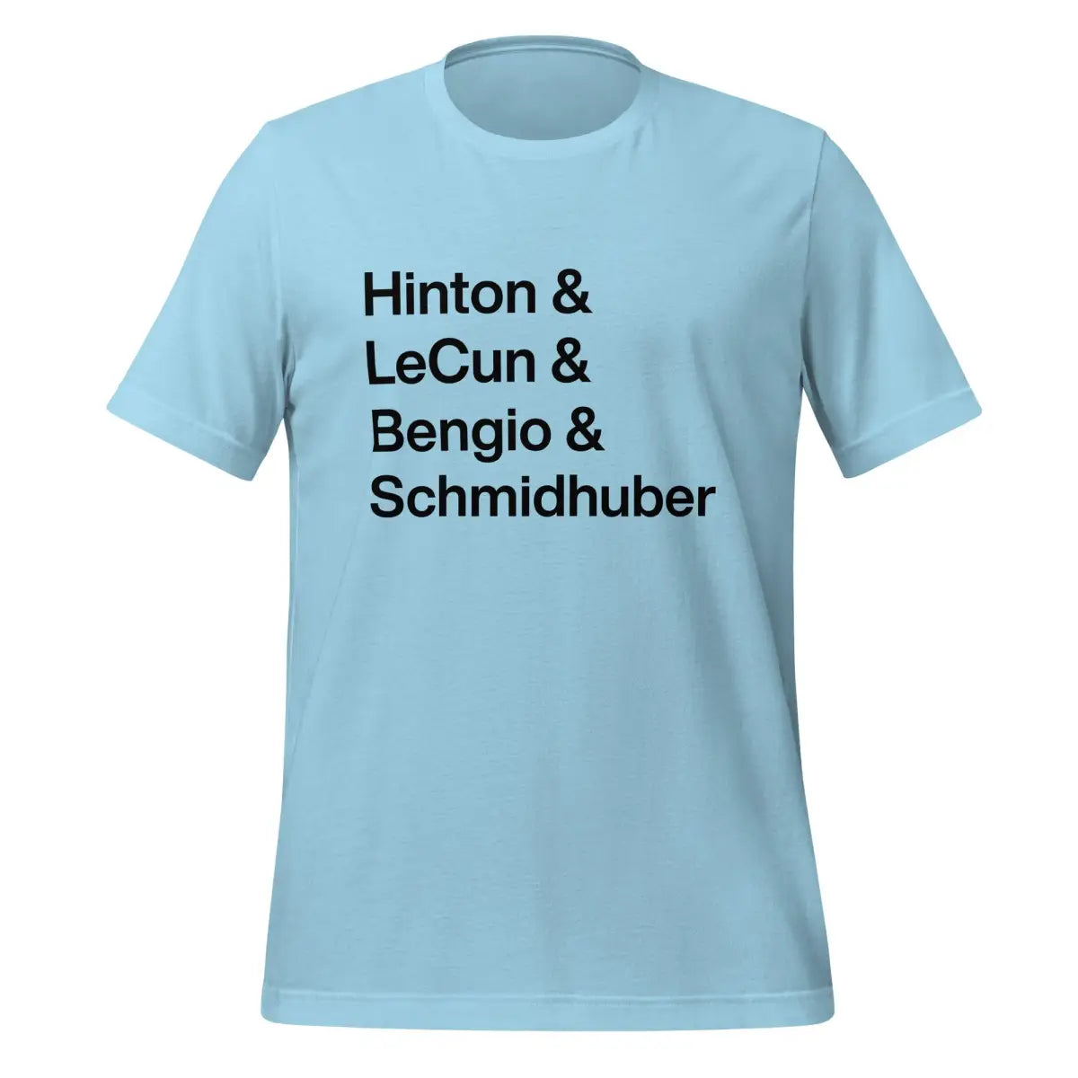 Hinton LeCun Bengio Schmidhuber T-Shirt 2 (unisex) - Ocean Blue / M