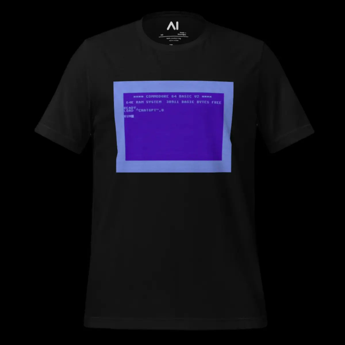 How to Run ChatGPT on a Commodore 64 T-Shirt (unisex)