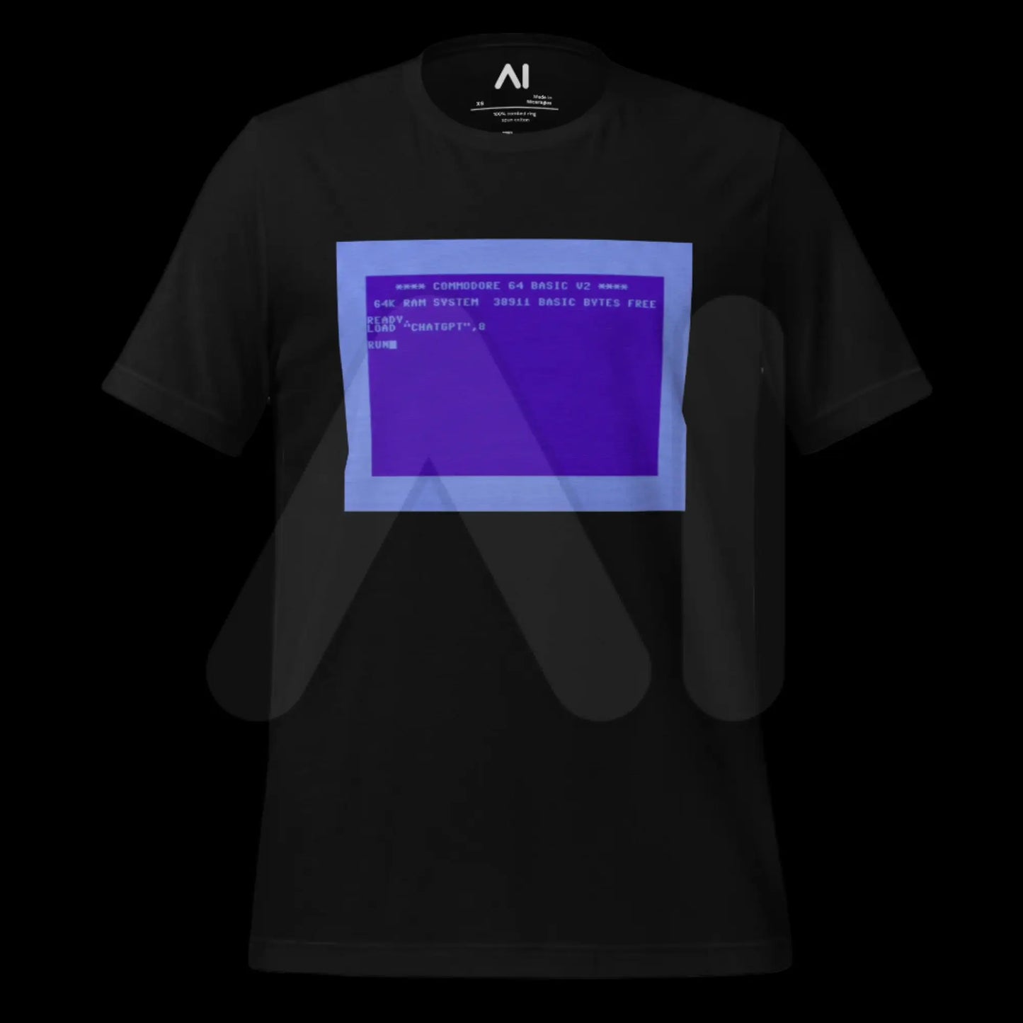 How to Run ChatGPT on a Commodore 64 T-Shirt (unisex)