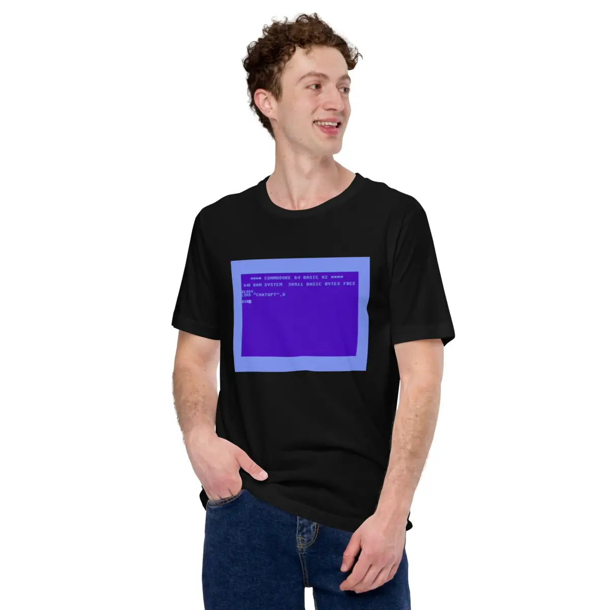 How to Run ChatGPT on a Commodore 64 T-Shirt (unisex)