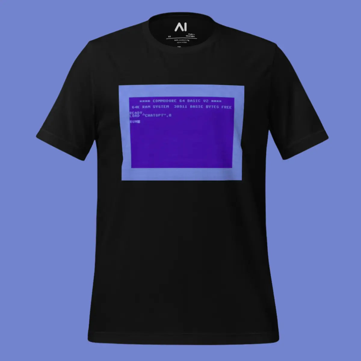 How to Run ChatGPT on a Commodore 64 T-Shirt (unisex)