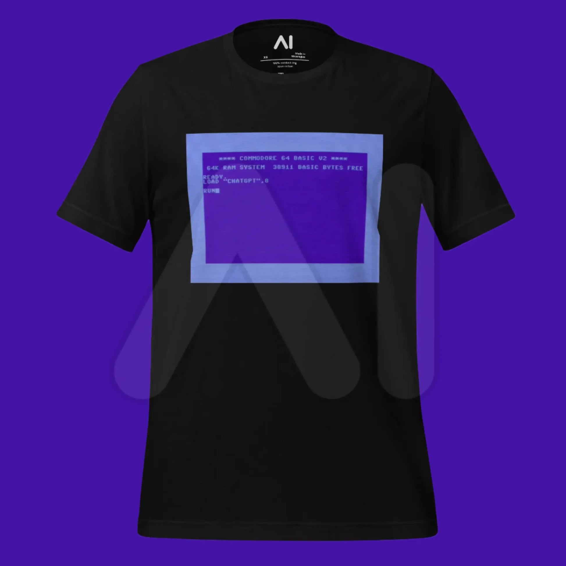 How to Run ChatGPT on a Commodore 64 T-Shirt (unisex)