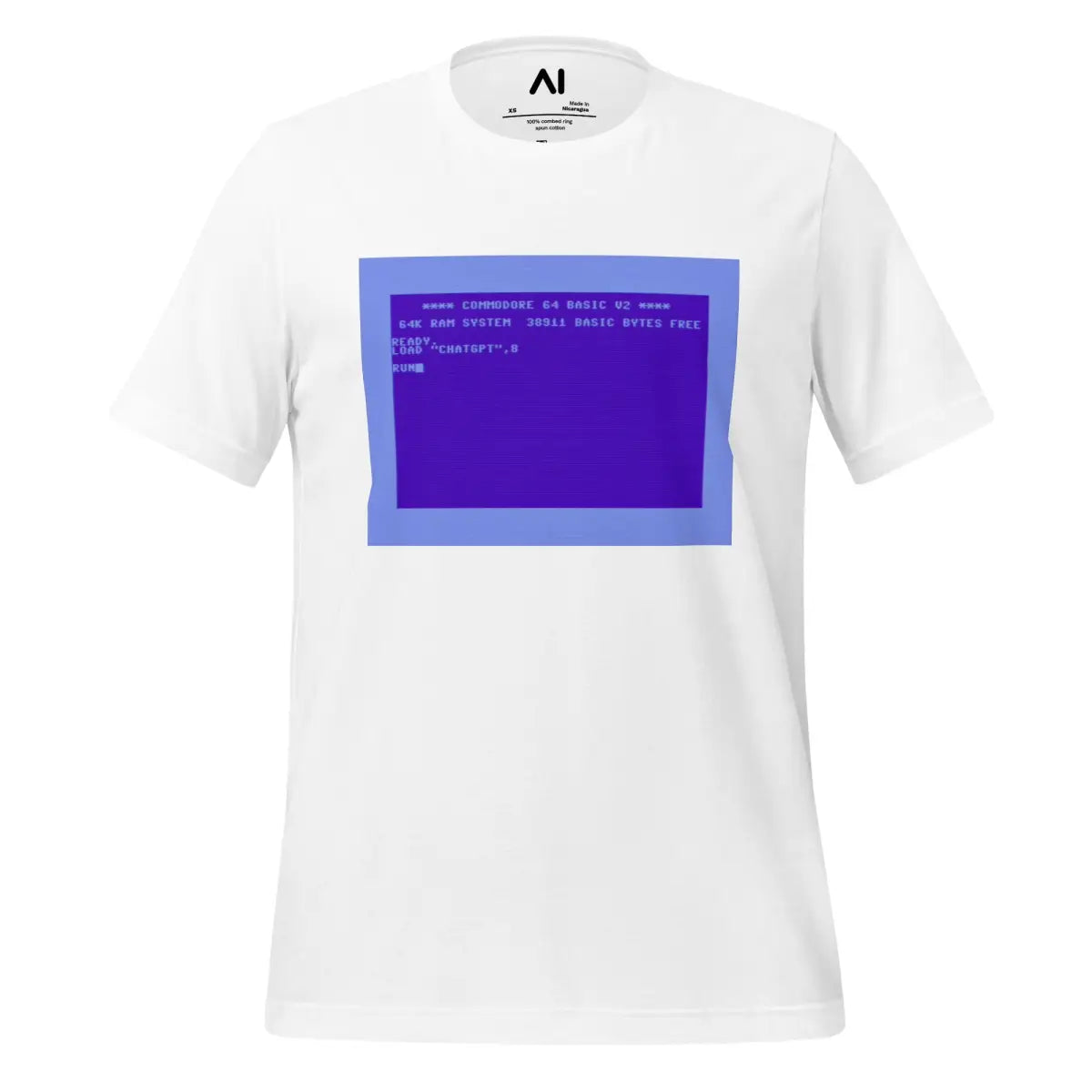 How to Run ChatGPT on a Commodore 64 T-Shirt (unisex) - White / M