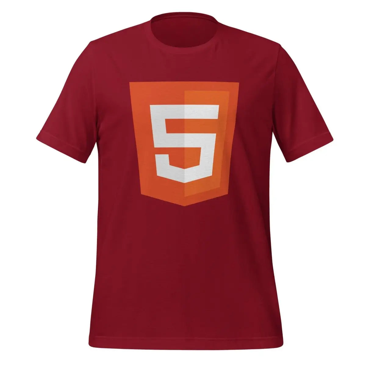 HTML5 Shield Icon T-Shirt (unisex) - Cardinal / M