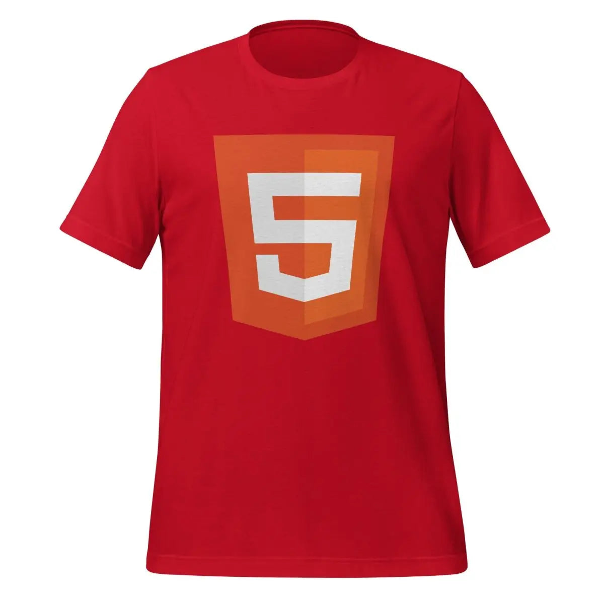 HTML5 Shield Icon T-Shirt (unisex) - Red / M