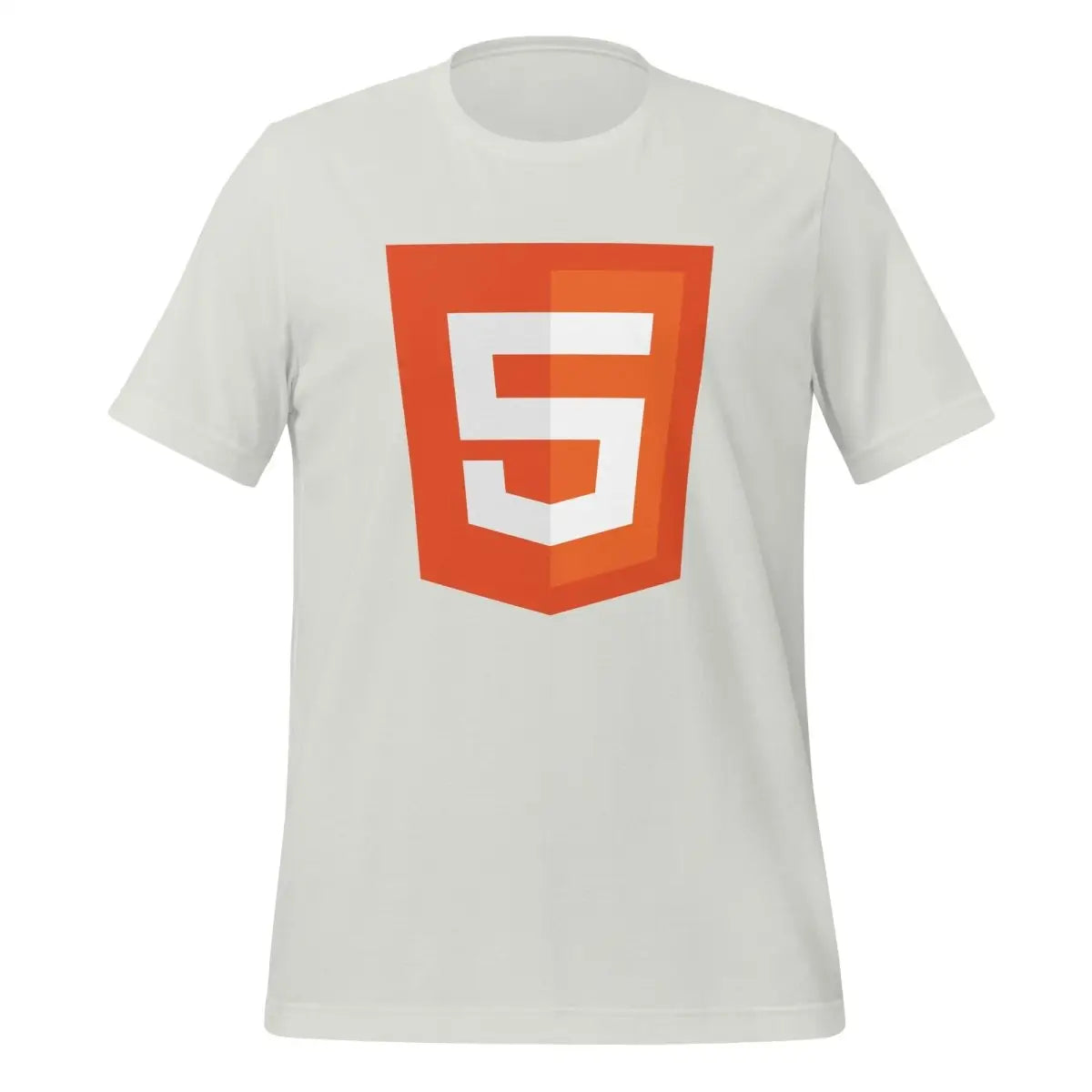 HTML5 Shield Icon T-Shirt (unisex) - Silver / M