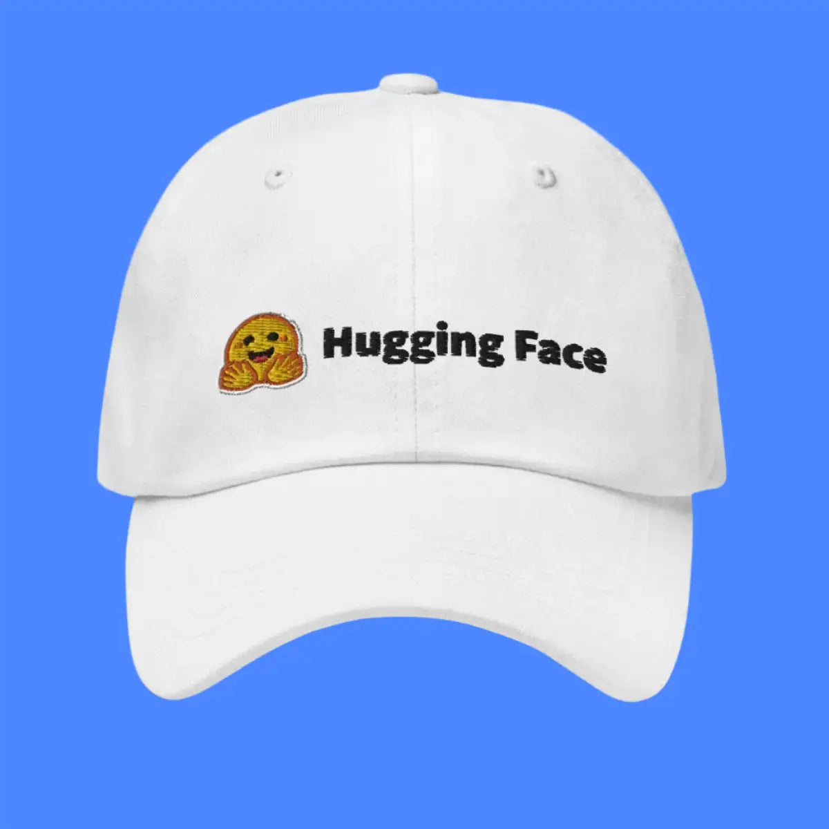 Hugging Face Black Logo Cap