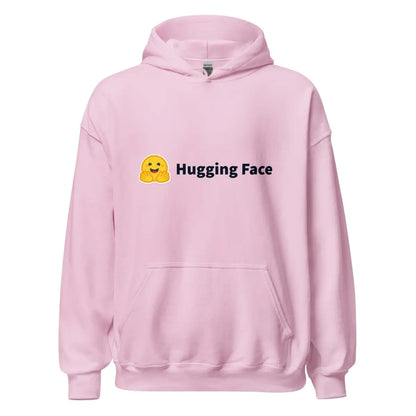 Hugging Face Black Logo Hoodie (unisex) - Light Pink / M