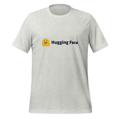 Hugging Face Black Logo T - Shirt (unisex) - Ash - AI Store