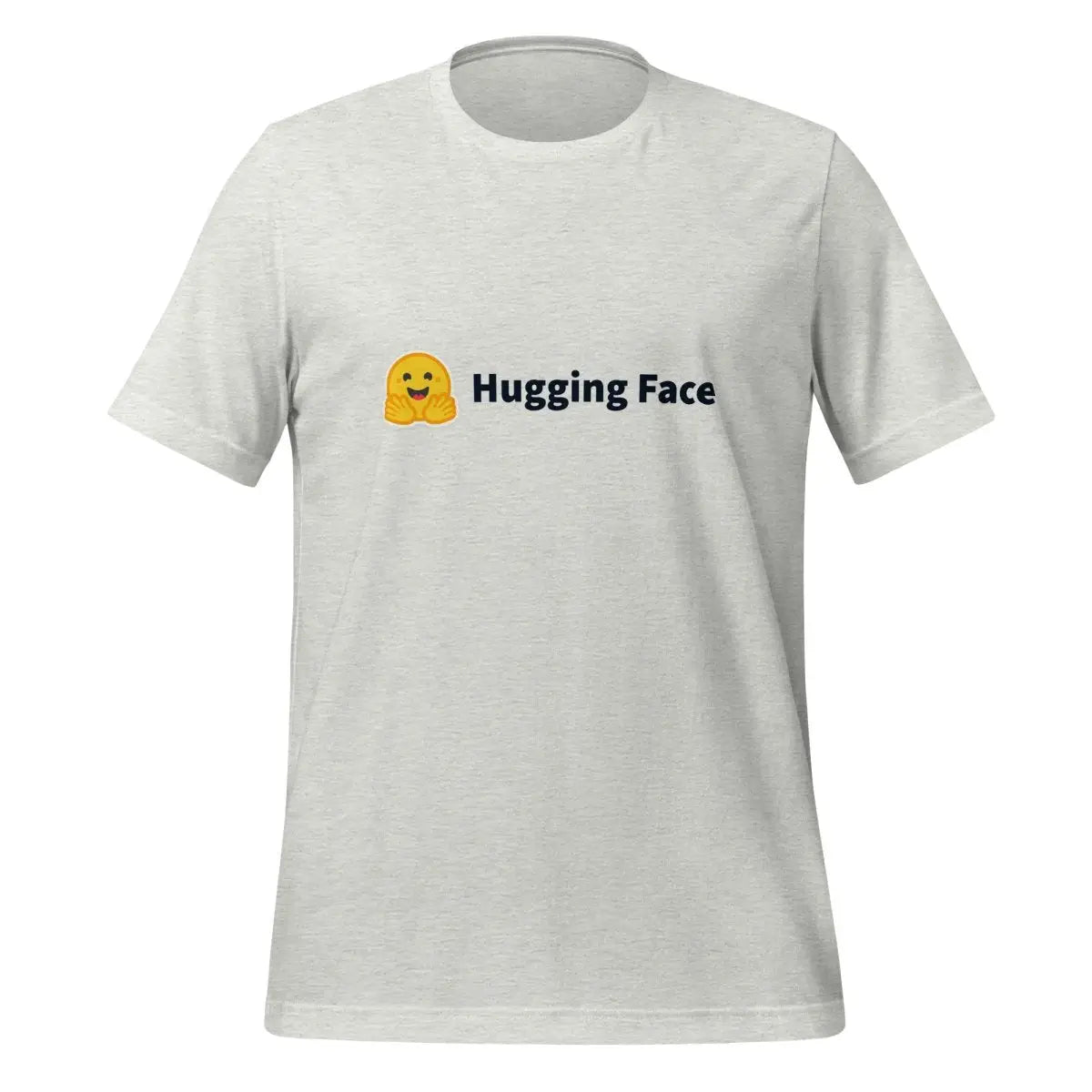 Hugging Face Black Logo T-Shirt (unisex) - Ash / M