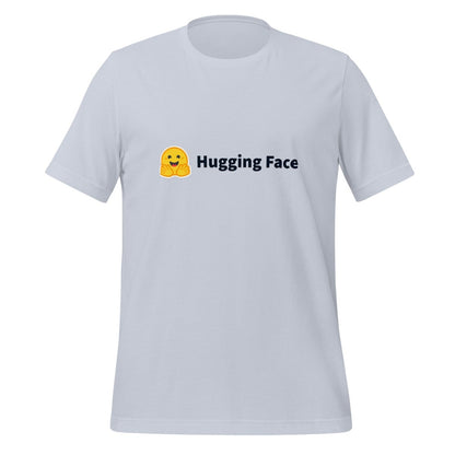 Hugging Face Black Logo T - Shirt (unisex) - Light Blue - AI Store