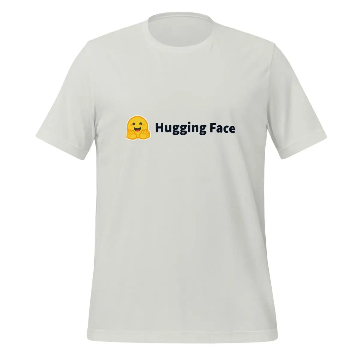 Hugging Face Black Logo T-Shirt (unisex) - Silver / M