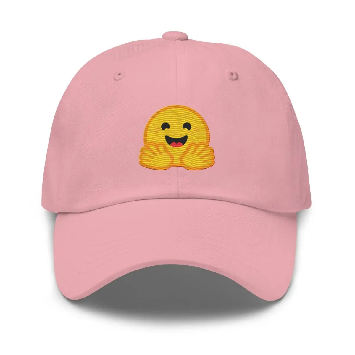 The Hugging Face Cap Pink.