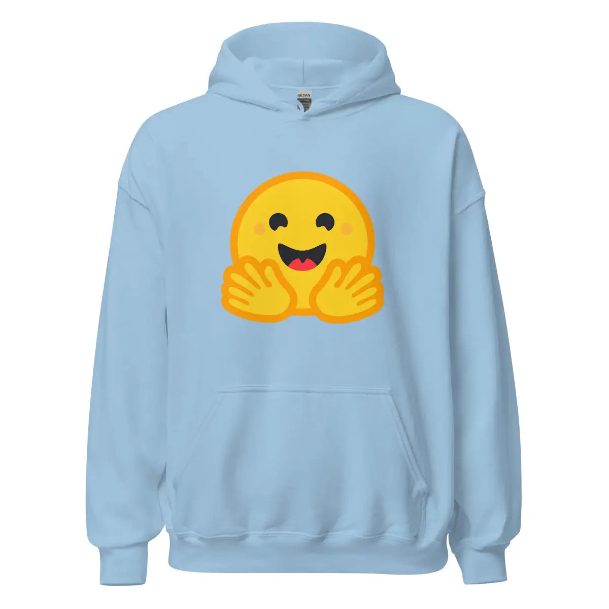 Hugging Face Hoodie (unisex) - Light Blue / M