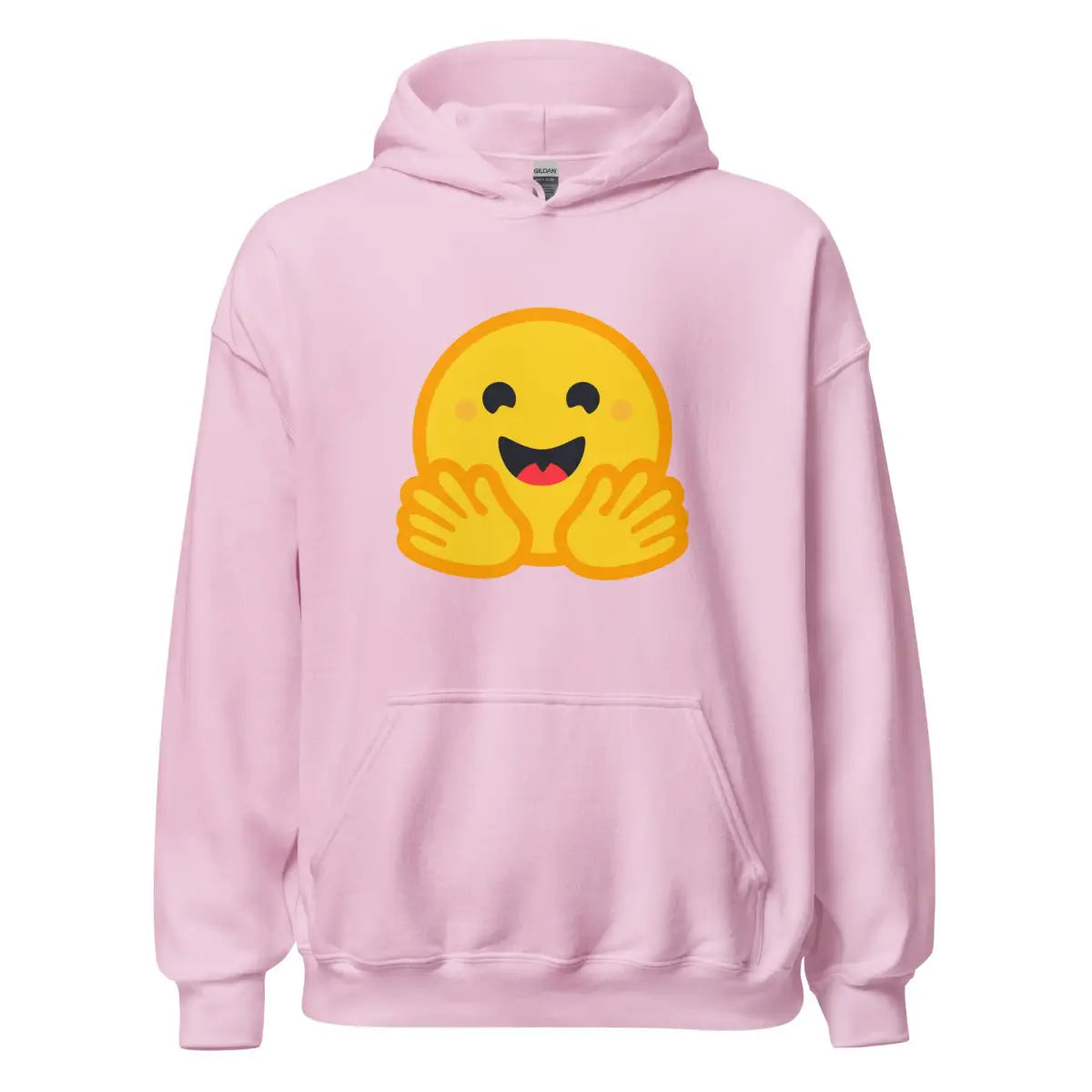 Hugging Face Hoodie (unisex) - Light Pink / M