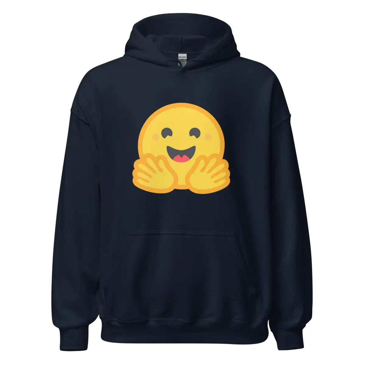 Hugging Face Hoodie (unisex) - Navy / M