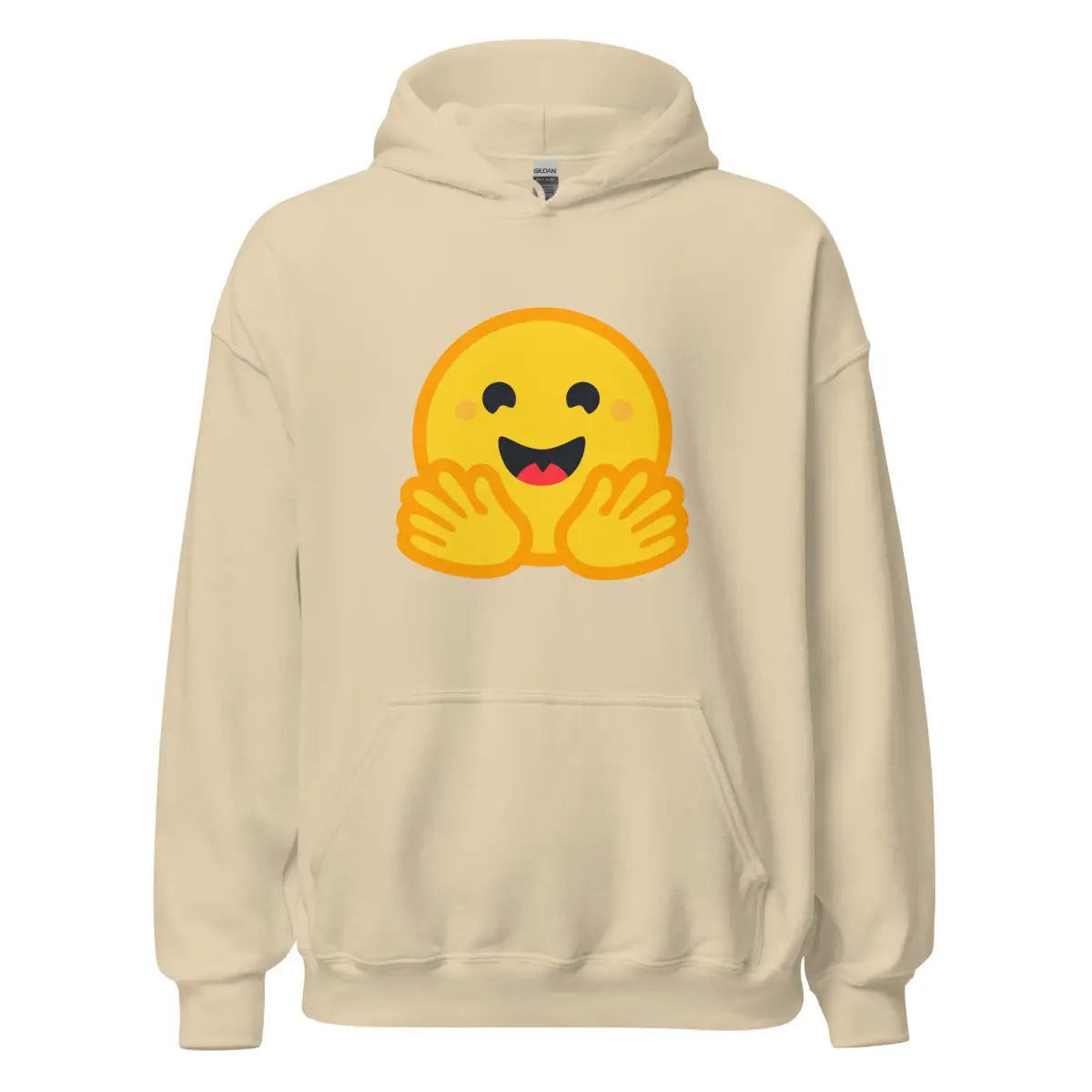 Hugging Face Hoodie (unisex) - Sand / M